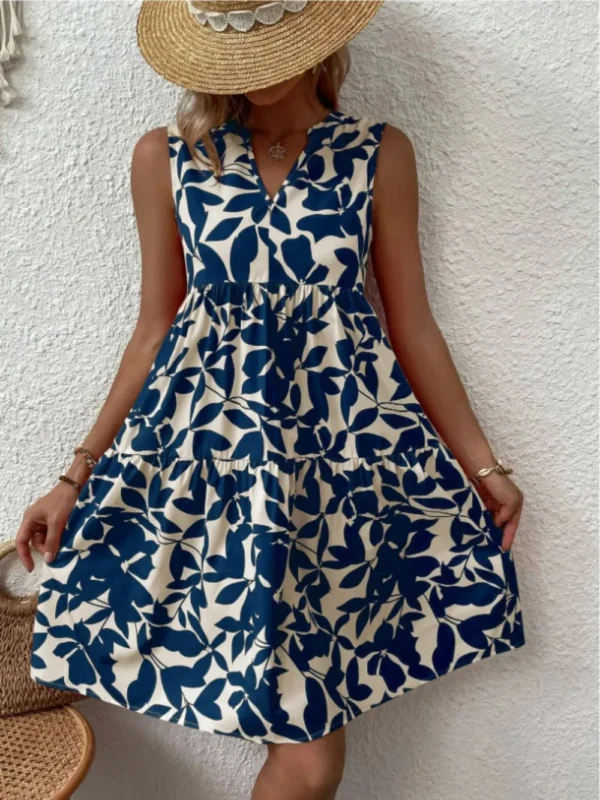 Casual women’s polyester mini dress