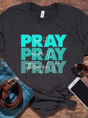 Vintage Pray T-Shirt Vintage Christian Pray Shirt