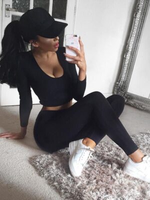 Women's long sleeve sports suit