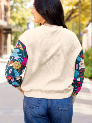 Drop Shoulder White Knit Top Casual Chic