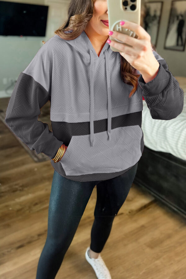 Modern Color Block Hoodie
