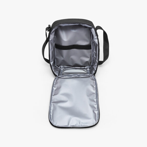 Soft lining interior crossbody bag