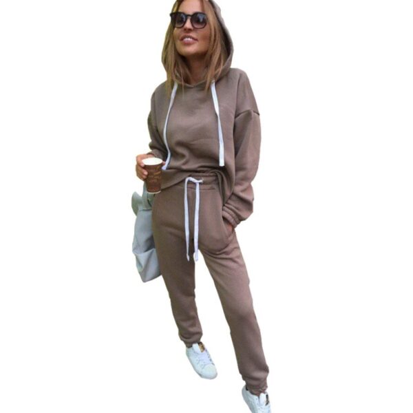 Thickened fabric hoodie and pants