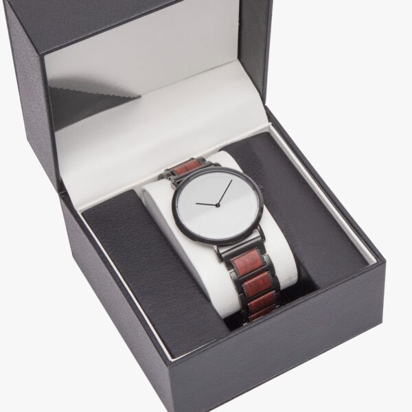 3ATM water-resistant wood watch