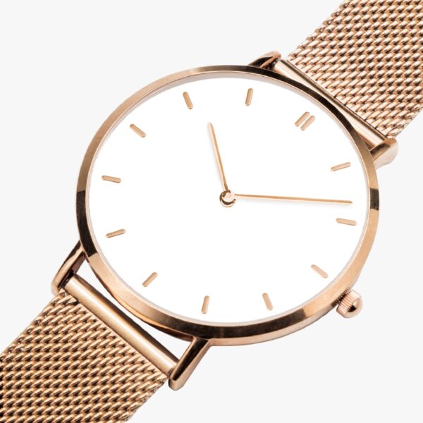 Quartz watch crown close-up