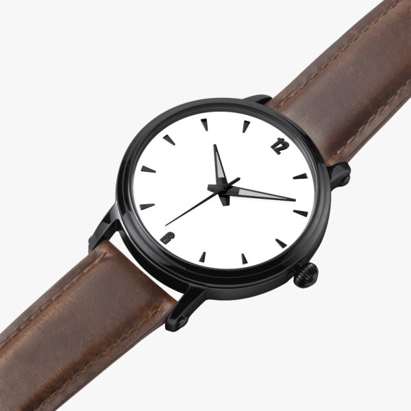 Back of watch showing automatic mechanical movement