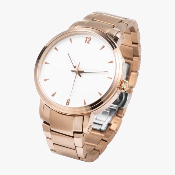 analog stainless steel watch face