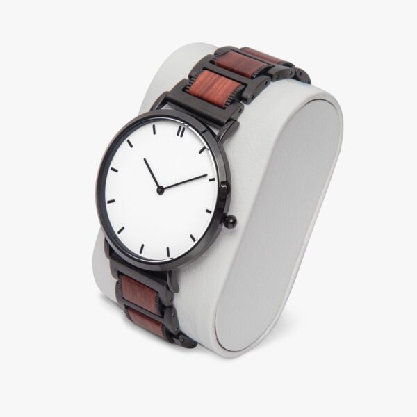 modern wooden timepiece
