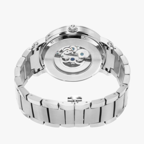 stylish stainless steel analog watch