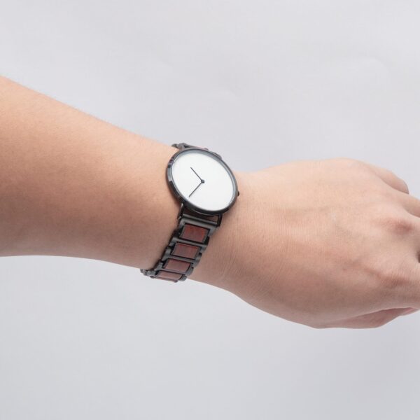 premium copper case wood watch