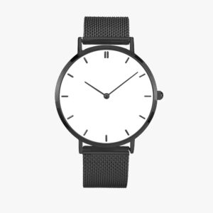 Stainless steel quartz watch lifestyle shot