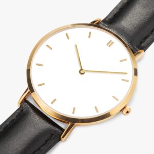 Rose gold quartz watch lifestyle photo