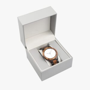 handmade italian olive wood watch
