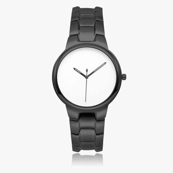 stylish steel quartz watch lifestyle