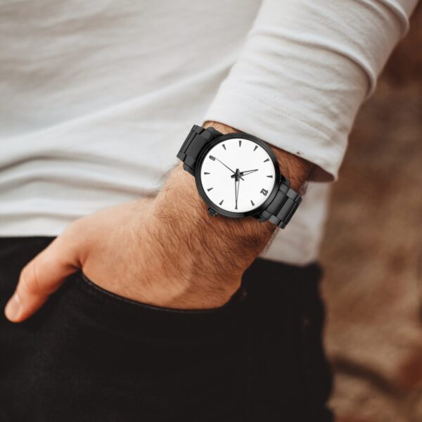 engraved custom dial watch