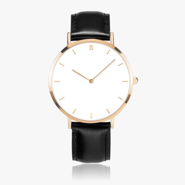 Genuine leather strap close-up