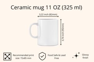 ceramic mug full color personalized